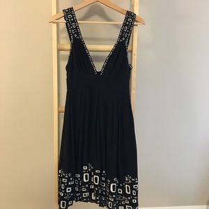 Catherine Malandrino Black Silk Dress